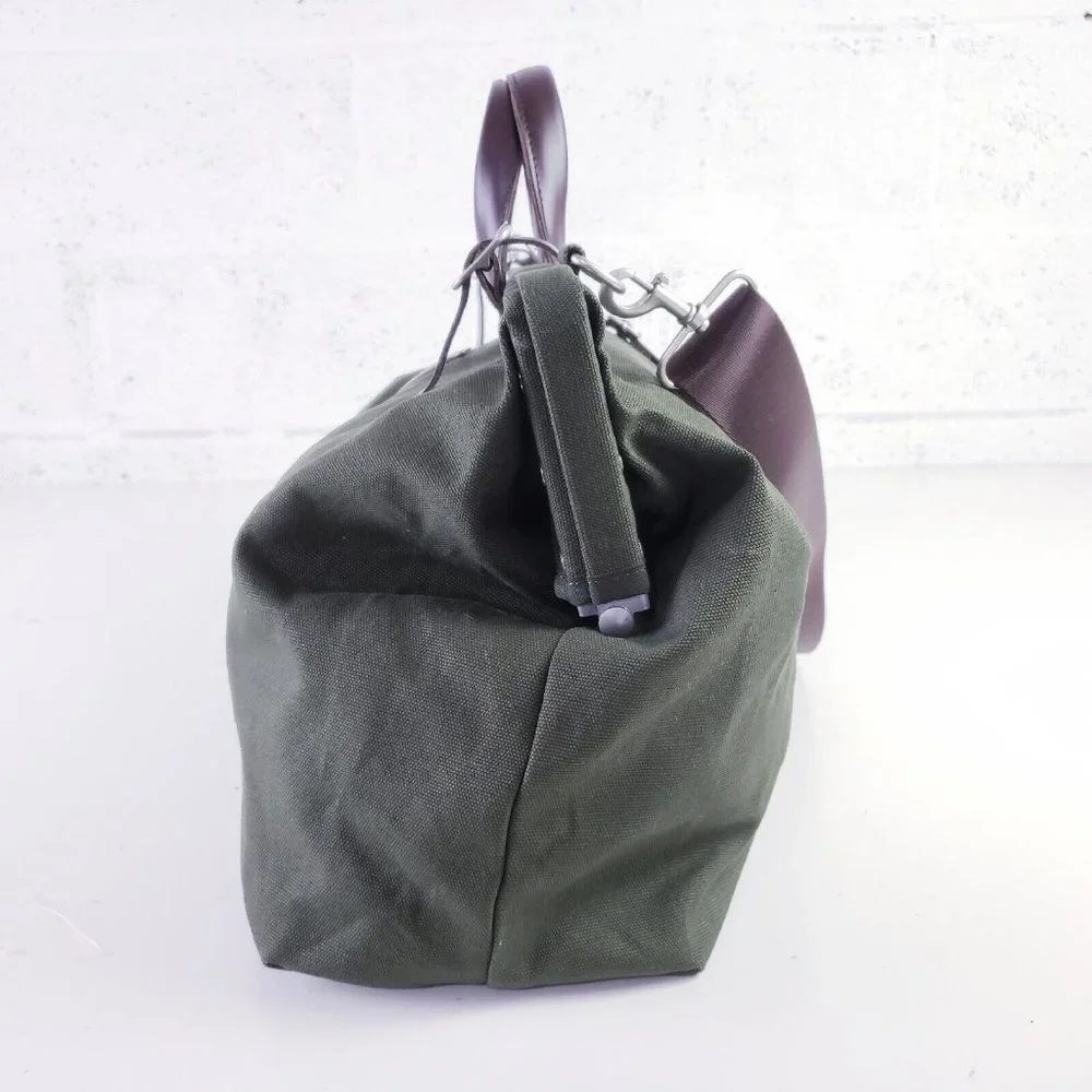 Line Of Trade Canvas Weekender Bag Olive Green Large‎ Travel Laptop Bag